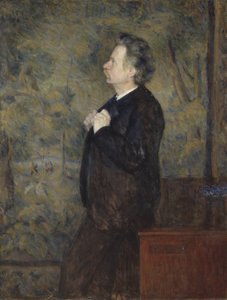 Portret van Edvard Grieg door Erik Theodor Werenskiold