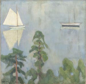 Spiegelen door Erik Theodor Werenskiold