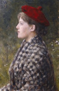 Sofie Werenskiold door Erik Theodor Werenskiold