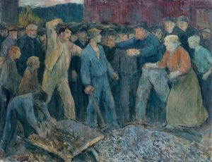 Stakingsbrekers door Erik Theodor Werenskiold
