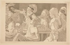De spelers door Erling Eckersberg