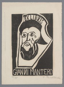 Ex libris van Gianni Mantero