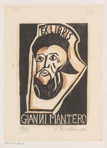 Ex libris van Gianni Mantero