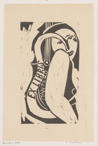 Ex libris van Gianni Mantero