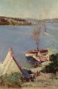 McMahons Point Veerboot door Arthur Streeton