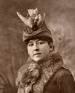 Amy Roselle, Britse actrice, 1887 door Ernest Barraud