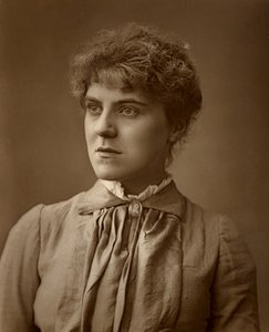 Janet Achurch, Britse actrice en toneelmanager, 1887 door Ernest Barraud