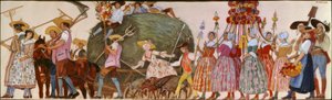 Processie, De hooiwagen