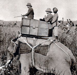 George V 1911 jacht in Nepal door Ernest Brooks