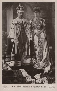 Koning George V en Koningin Mary door Ernest Brooks