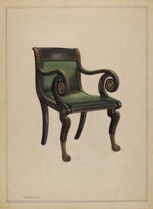 Fauteuil door Ernest Busenbark