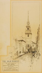 Boston--Noordkerk door Ernest C. Peixotto