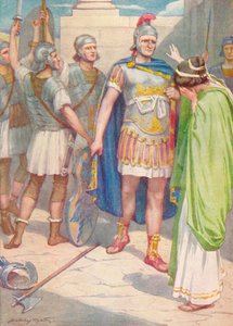 Het verdriet van de zus van Horatius, ca. 1912 door Ernest Dudley Heath