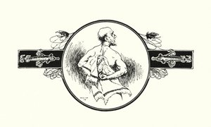 Visser die zijn rug droogt door Ernest Edward Briggs