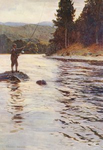 Zalmvissen op het Faskally-water