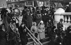 Ingang van een metrostation, Parijs, 1931