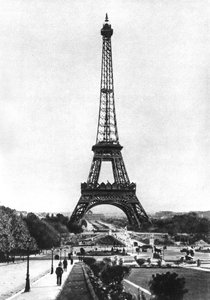 De Eiffeltoren vanaf Trocadero, Parijs, 1931 door Ernest Flammarion
