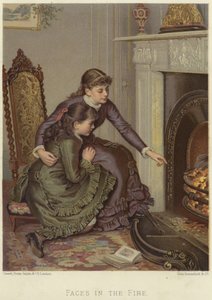 Gezichten in het vuur door Ernest Gustave Girardot