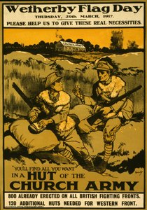 Poster voor Wetherby Flag Day, donderdag 29 maart 1917, uitgegeven 1917