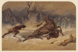 Jacht, 1871 door Ernest Henry Griset