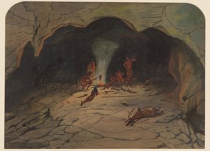 Prehistorische scène, 1871