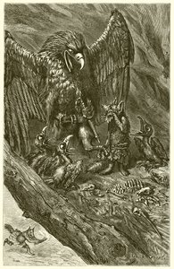De Adelaar en de Vos door Ernest Henry Griset