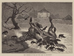 De verschrikkingen van de oorlog, op weg naar Beaugency