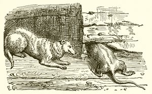 De Muis en de Wezel door Ernest Henry Griset