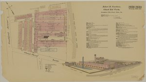 Frankford Ave. en Wheatsheaf Lane, Hexamer General Surveys, 1895 door Ernest Hexamer