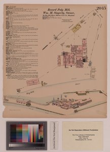 Record Pulp Mill, Elkton, Maryland, Hexamer Algemene Onderzoeken, 1808 door Ernest Hexamer