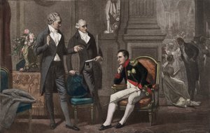 Napoleon, Goethe en Wieland door Ernest Hillemacher