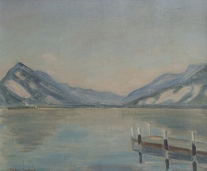 Meer van Thun door Ernest Hiram Brülhart
