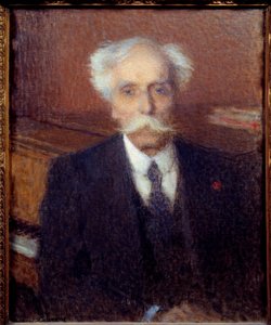Portret van Gabriel Faure (1845-1924) Franse componist.