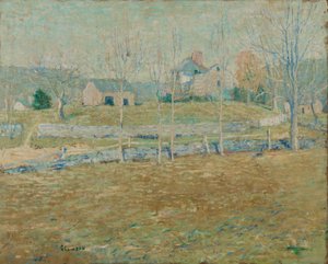 Een verlaten boerderij door Ernest Lawson