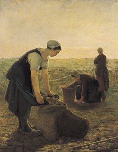 De aardappeloogst door Ernest Masson