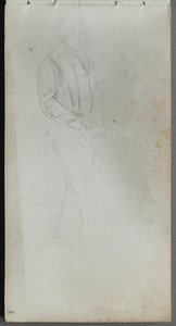 Schetsboek, pagina 03: Figurenstudie