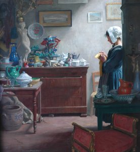 Een Antiekwinkel in Bretagne, 1911
