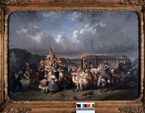 Het Carnaval, Place de la Concorde - door Seigneurgens, Carnavalet Museum