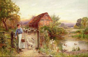De schapen thuisbrengen door Ernest Walbourn