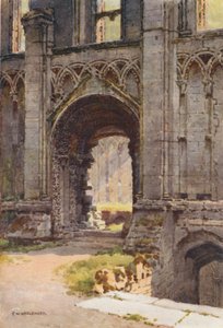 Deur van de Kapel van St. Mary, Glastonbury Abbey
