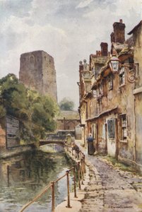 Fisher Row en Restanten van Oxford Castle