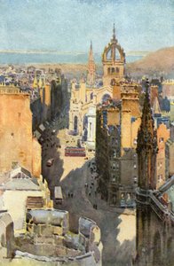 Hoogstraat door Ernest William Haslehust