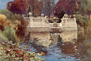 Lancaster Gate Fontein, Kensington Gardens door Ernest William Haslehust