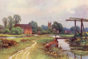 Rivier de Theems: Cricklade door Ernest William Haslehust
