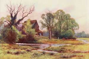 Rivier de Theems: Upper Somerford Mill door Ernest William Haslehust