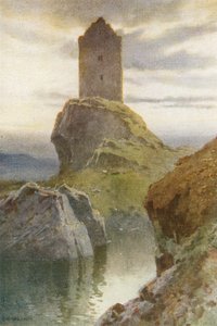 Smailholm Toren door Ernest William Haslehust