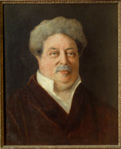 Portret van Alexandre Dumas Père (1802-1870) door Ernestine Philippain