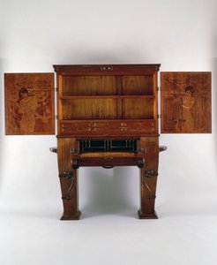 Secretaire schrijftafel door Ernesto Basile