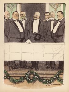 Illustratie voor Berliner Balle van Rideamus door Ernst (after) Heilemann