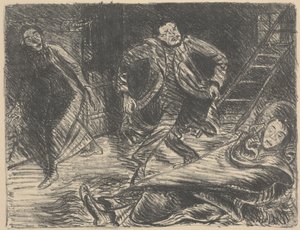 Wanhopige dans, illustratie voor het toneelstuk 